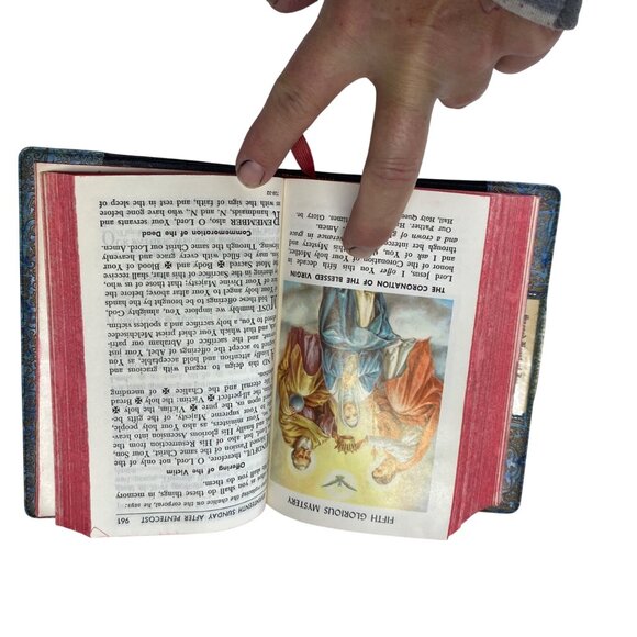 1957 Saint Joseph Catholic Missal Hardcover Vintage Prayer & Sunday Readings - Picture 2 of 11